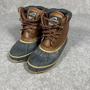 Polar Edge 6375W Duck Boots 6 Brown Leather Thermolite Insulated